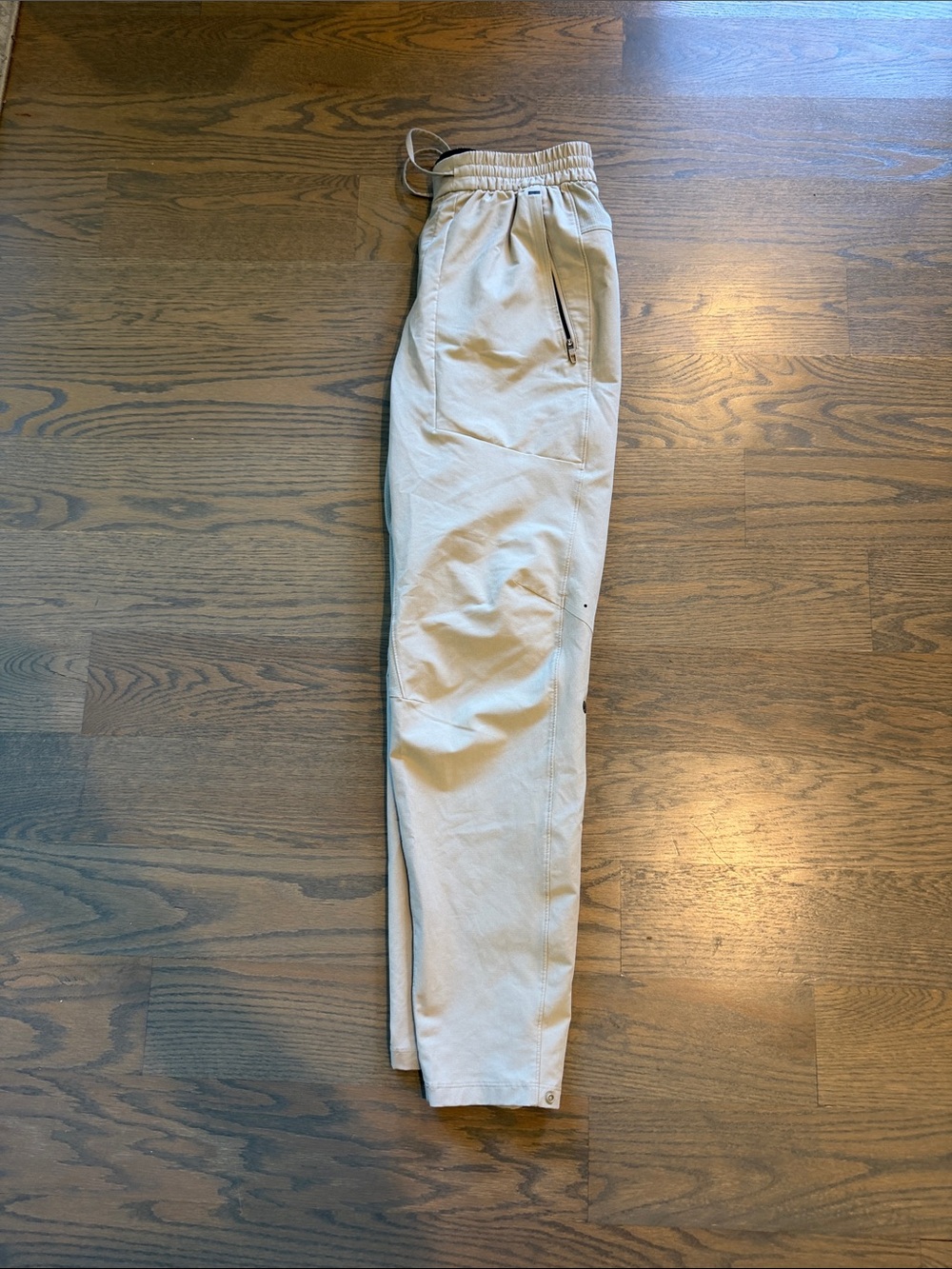 lululemon athletica Men's Light Tan Drawstring Chino Joggers